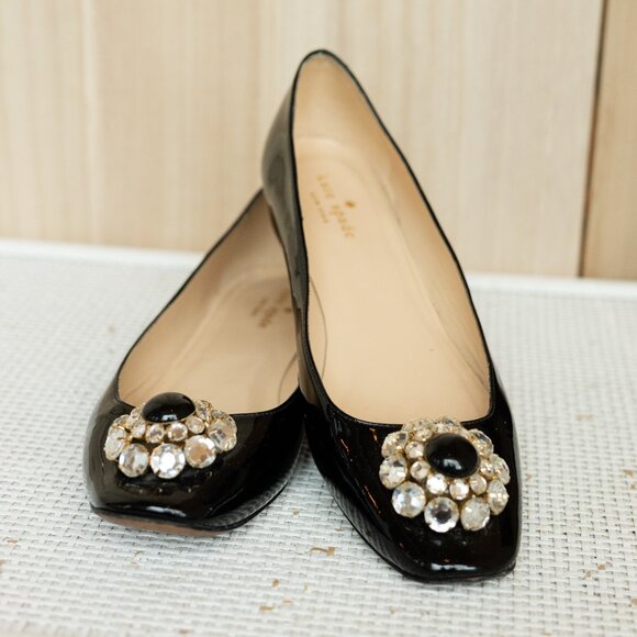 Kate Spade | Black Furla Ballet Style Flats - Picture 1 of 3
